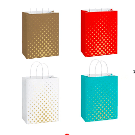 Bolsa de papel estrellas color aleatorio