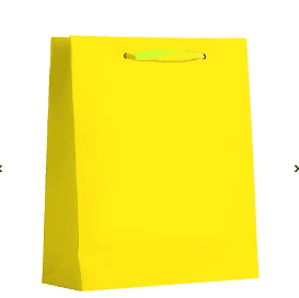 bolsa de regalo amrilla