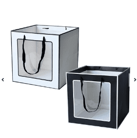 Bolsa de regalo con ventana color aleatorio 1pc 
