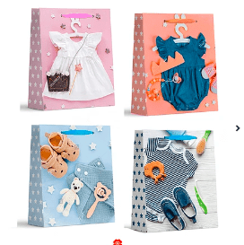 Bolsa de regalo para bebé Diseño Aleatorio