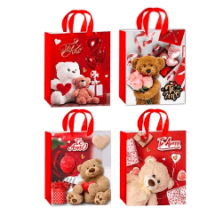Bolsa de regalo te amo oso día de san valentín 