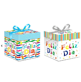 Caja de regalo feliz dia