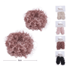 coletas de peluche 2pcs