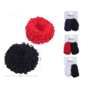 coletas de peluche  2pcs
