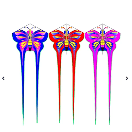 Cometa de mariposa diseño aleatorio