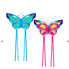 Cometa mariposa diseño aleatorio