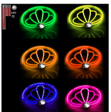 Corona fluorescente 1pcs color aleatorio