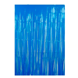 Cortina metalica azul