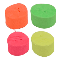 Feston fino colores fluor 6pcs