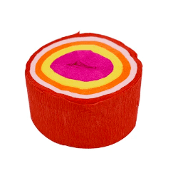 Feston fino rojo/colores 6pcs