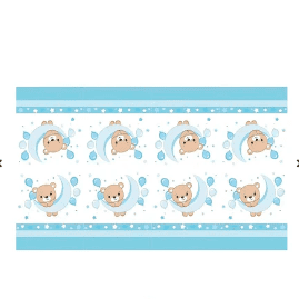 Mantel oso celeste