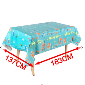 Mantel plastico Baby boy azul
