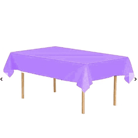 Mantel plástico violeta