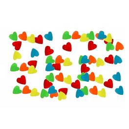 Papel anti fuego corazón colores