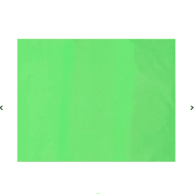 Papel seda verde fluor 5pcs