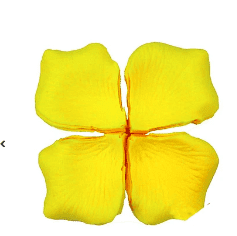 Pétalos de rosa amarillos