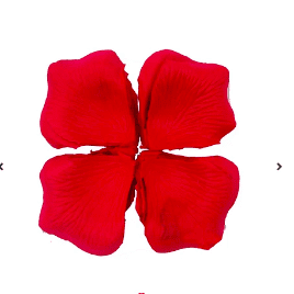 petalos de rosa rojos
