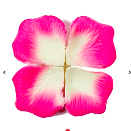 Pétalos de rosa rosado