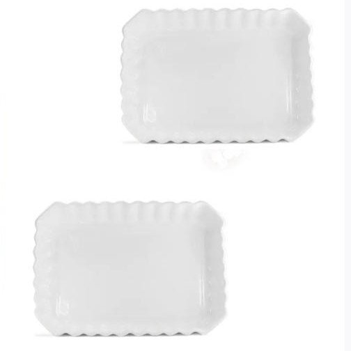 Plato semi hondo diseño orillas