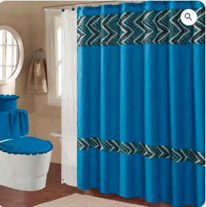 SET BAÑO 17 PIEZAS MARCA ANAIS, NATURA – COLOR AZUL