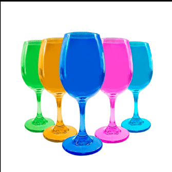 Set de 6 Copas Vino Rioja Full Color 386cc