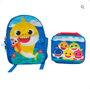 SET MOCHILA CON LONCHERA BABY SHARK