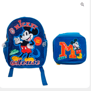 SET MOCHILA CON LONCHERA MICKEY