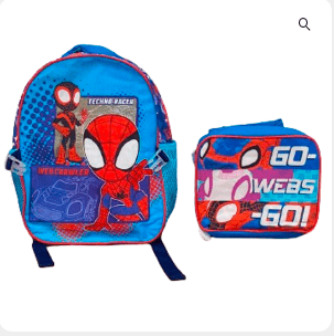 SET MOCHILA CON LONCHERA SPIDER MAN