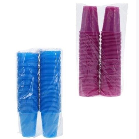 Set vasos de plástico 200 ml