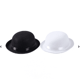 Sombrero bombin color aleatorio