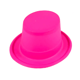 Sombrero de copa color aleatorio