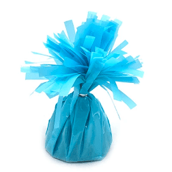 Soporte para globos color celeste
