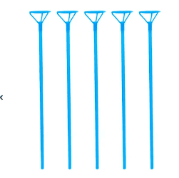 Varillas de globos azul 6pcs