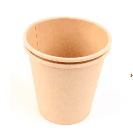 Vasos desechables 16pcs papel kraft